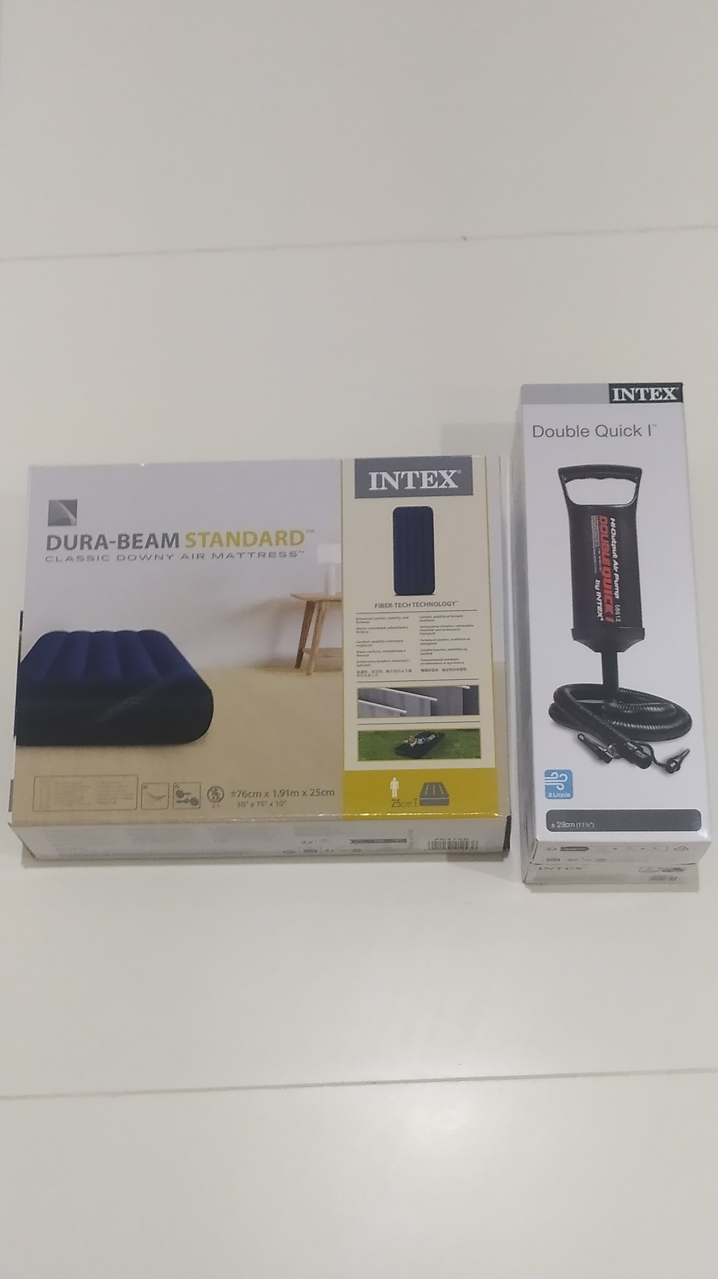 Matelas gonflable intex avec pompe ماطلة مع مضخة